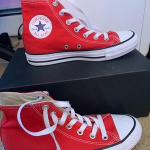 Red High Top Converse